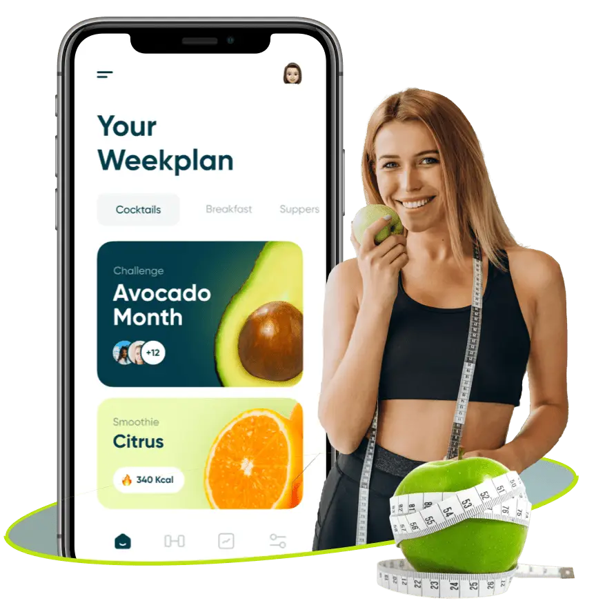 Nutrition App software development by Prophecius